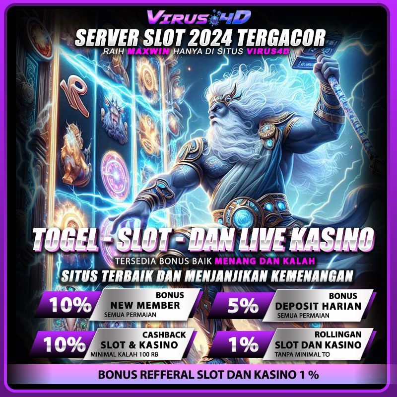 Situs Terbesar Virus4D untuk Penggemar Slot, Casino, dan Togel